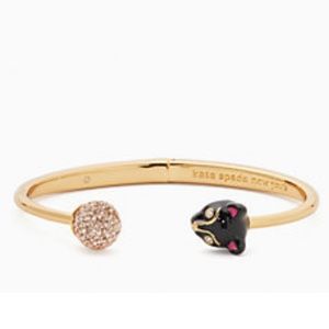 Kate Spade- Brand New House cat hinged cuff bracelet